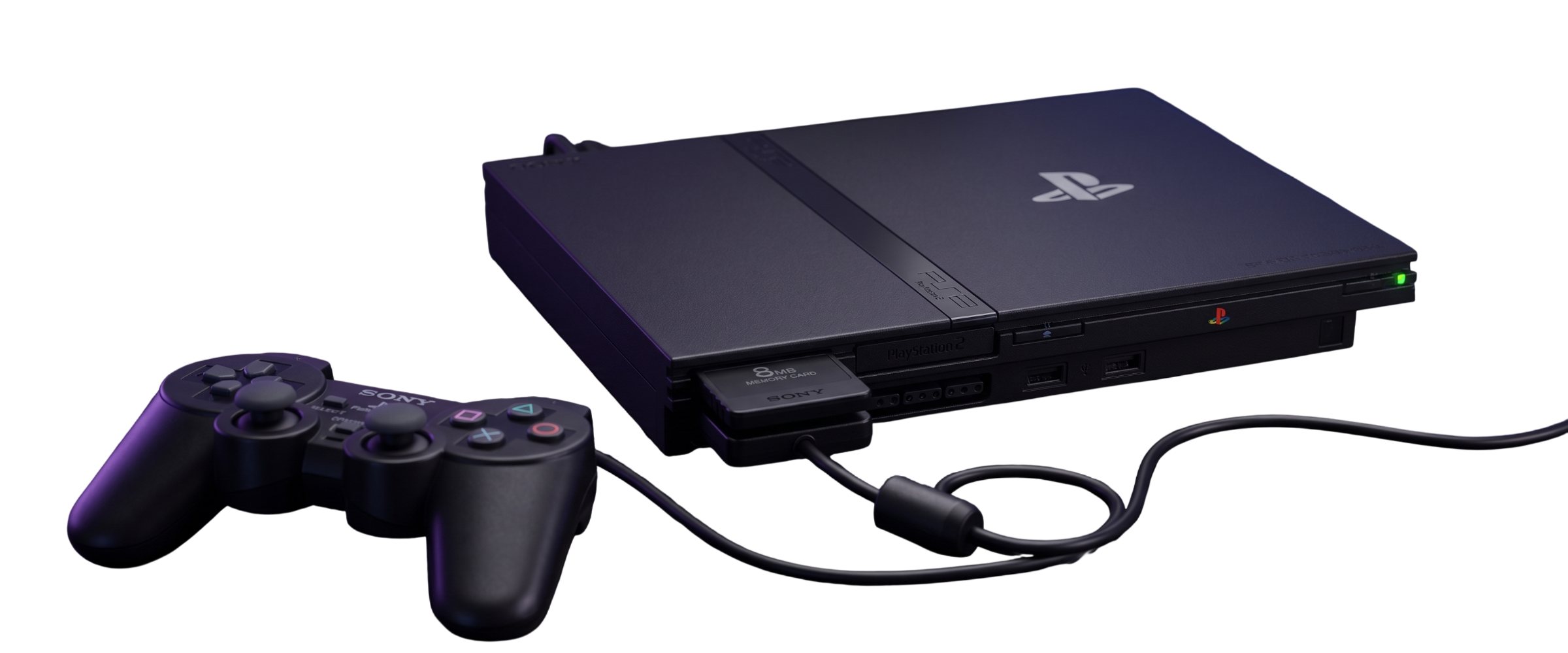 Consola PlayStation 2 Slim con control DualShock 2