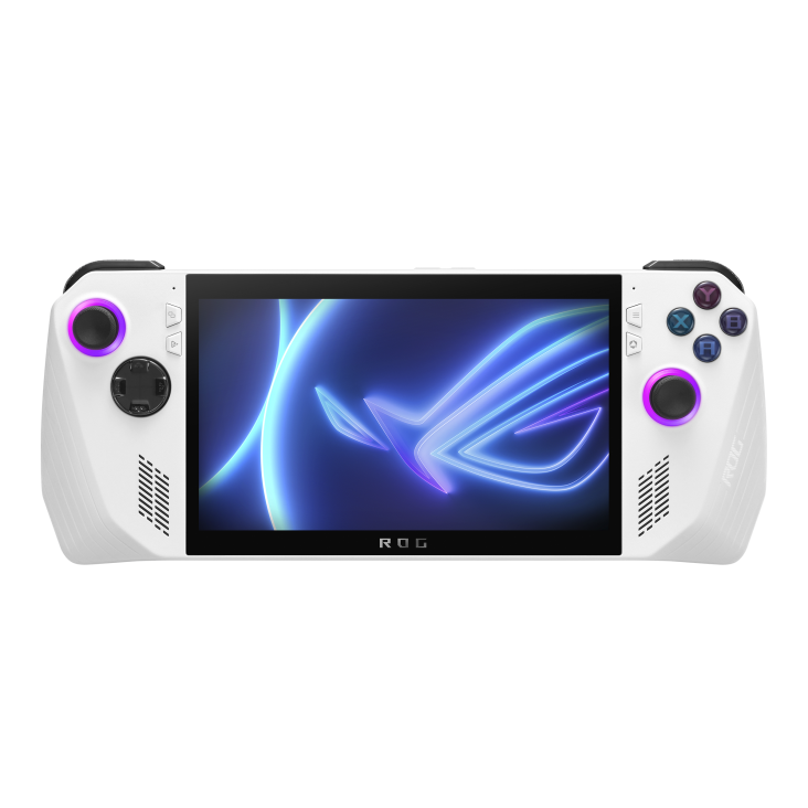 ROG Ally blanco visto de frente